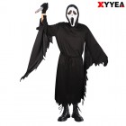 XYYEA Death Scream Ghostface Killer Halloween cosplay costume