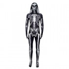 XYYEA black and white skull cosplay Halloween stage performance costume