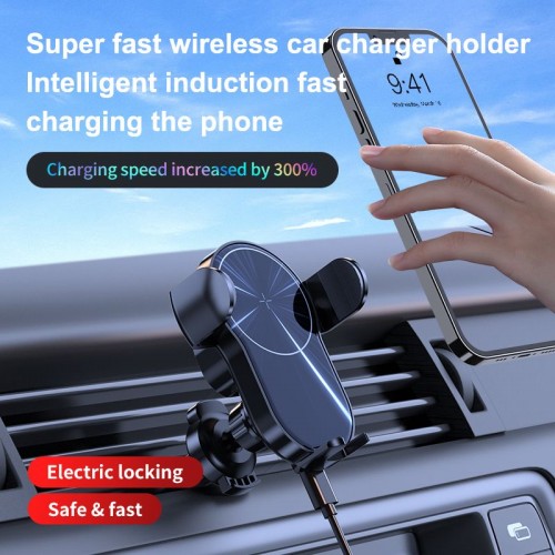 W4 car mounted 15W mobile phone wireless charger