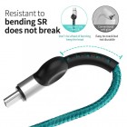 YUE vehicle mounted spring braided rope data cable
