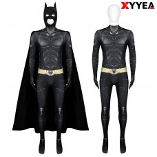 XYYEA Dark Knight Batman cosplay Wayne jumpsuit adult cape set
