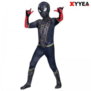 No Homecoming Black Spider-Man Superhero Costume