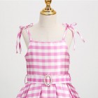 Barbie pink suspender dress