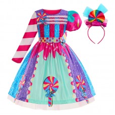 XYYEA Candy Princess Dress Lollipop New Princess Dress