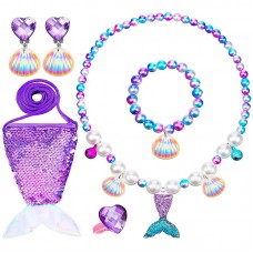 Mermaid Princess Necklace Set