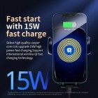 Car wireless charger iPhone13 smart magnetic wireless charging universal air outlet charging navigation bracket